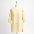 Buttercup Bloom Lace Peplum Two-Piece Set