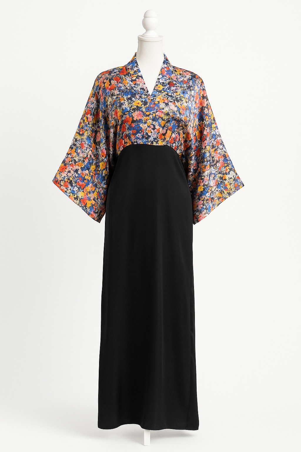 Midnight Blossom Kimono Maxi